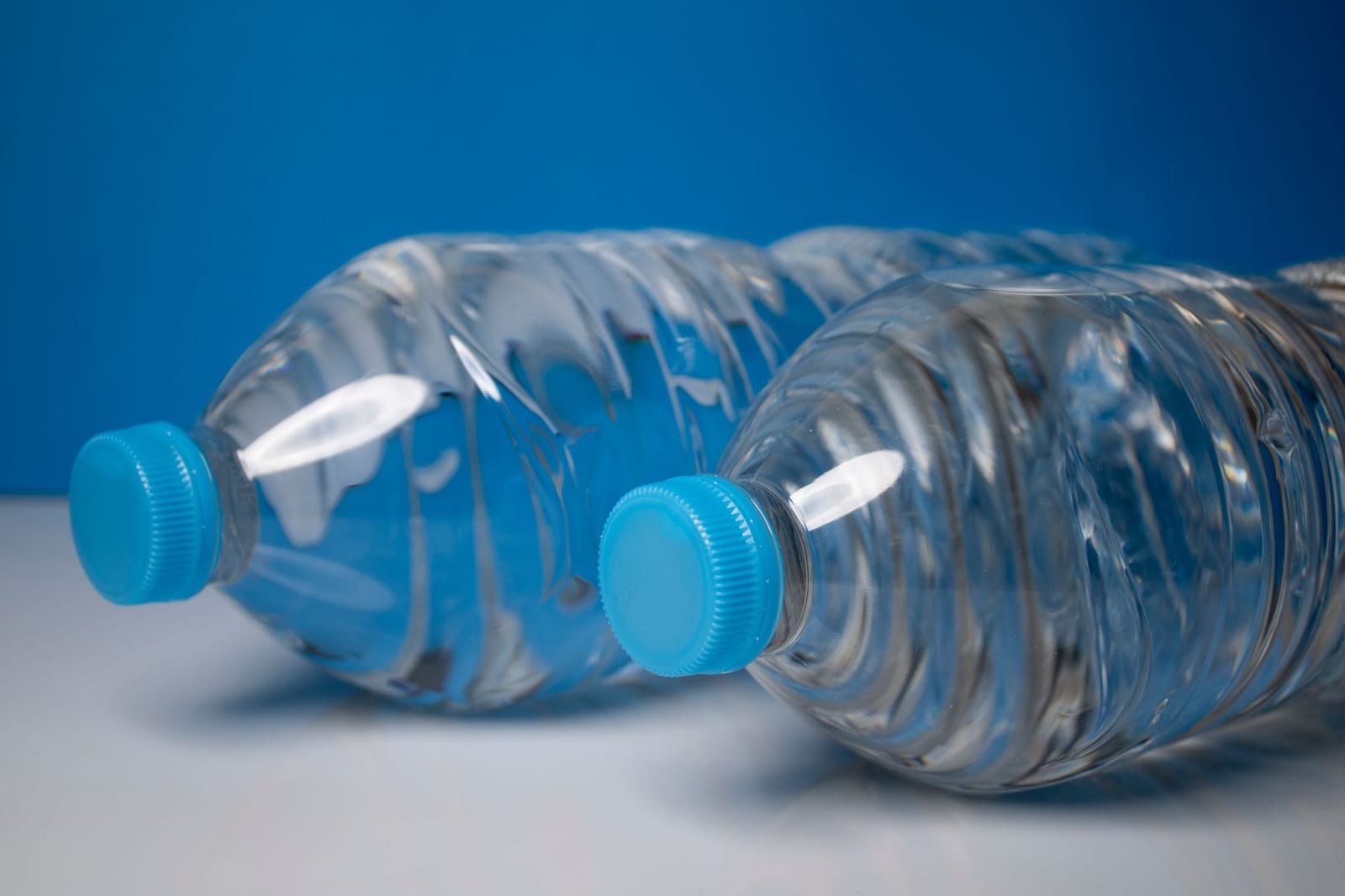 Plastic bottles of water, sold cheaply in shops all over Da Nang.
