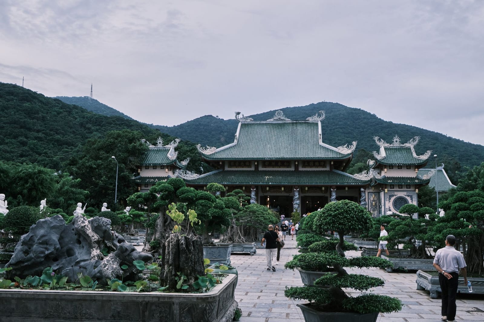 Linh Ung Pagoda on the Son Tra Peninsula, Da Nang, home of the 67-metre Lady Buddha statue